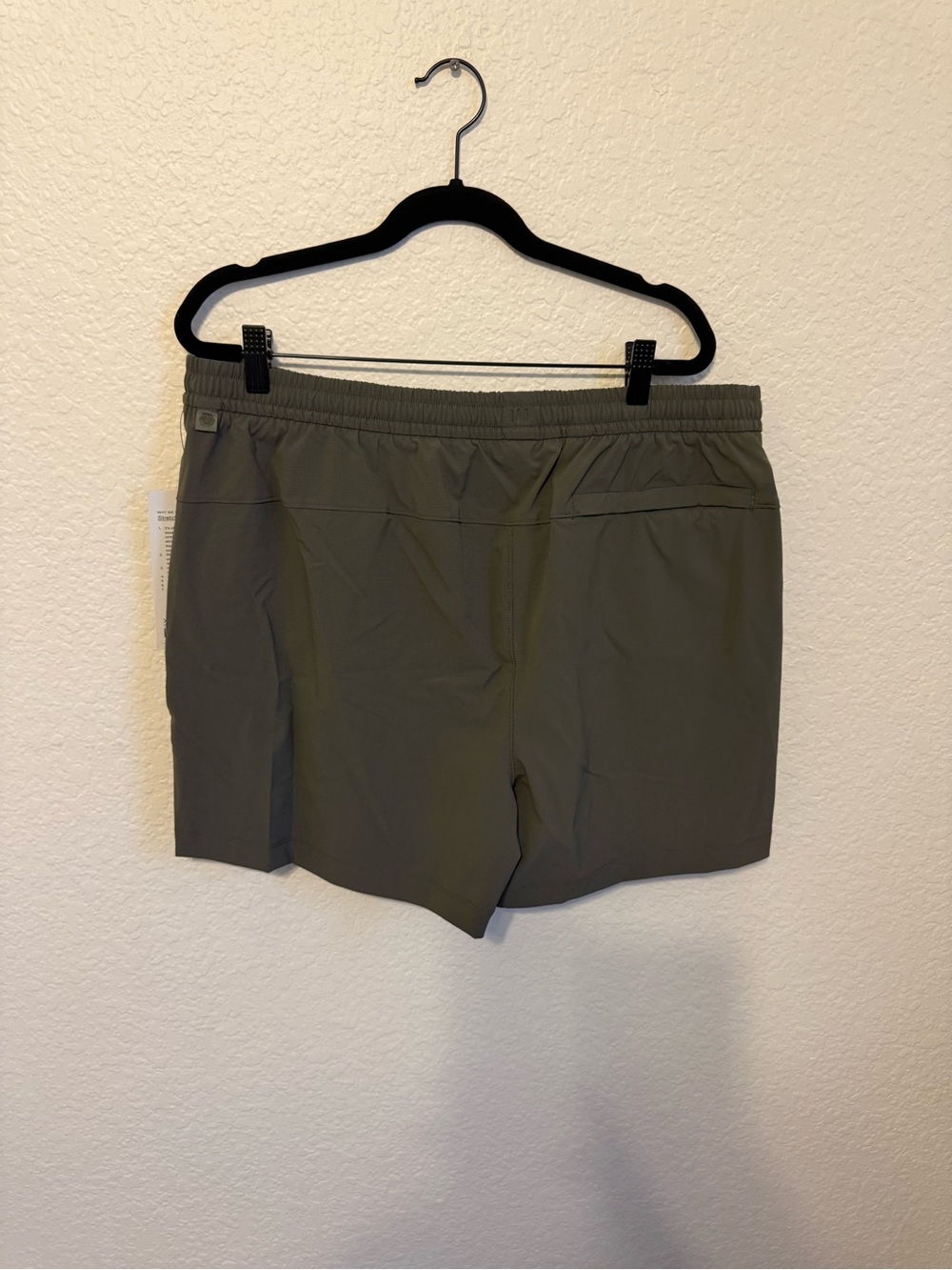 Lululemon Men’s Strech Ripstop Short 5” Olive Green - Picture 6 of 6